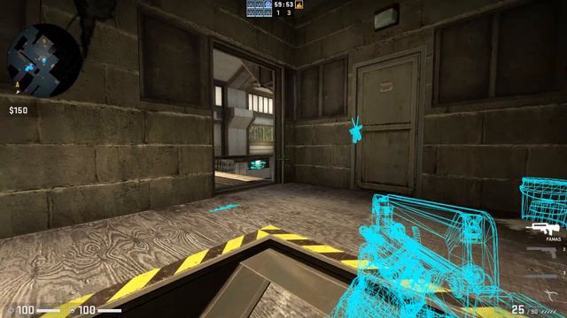 АИМ vs ВХ с 6 ботами | CS:GO | смотреть онлайн