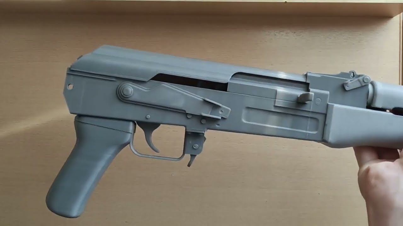 Макет автомата Калашникова АК-47 7.62 на 3д принтере / Ak-47 3d Print Model