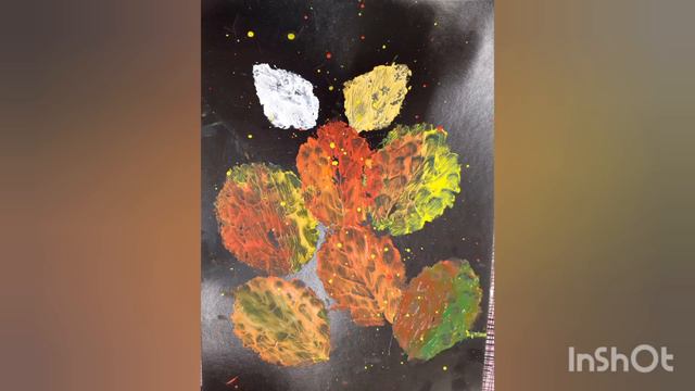 Урок ИЗО,2 класс. Нетрадиционные техники рисования. Штампование листьями. смотреть онлайн