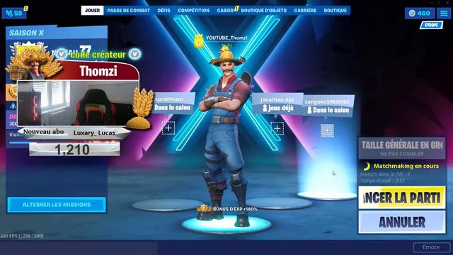 🔴 [ LIVE FORTNITE ] PARTIE PP Partie personnalisé / DUO / SQUAD / SOLO ! смотреть онлайн
