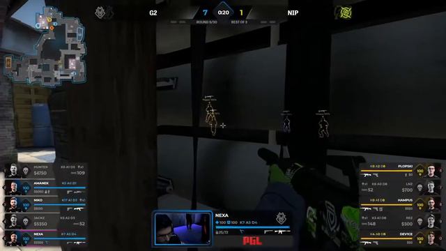 G2.NiKo multikill 3 team NiP | PGL STOCKHOLM MAJOR 2021 | CS GO смотреть онлайн