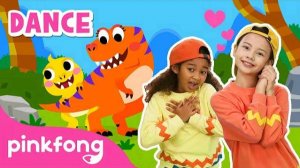 [4K] Baby T-Rex | Dance Along | Kids Rhymes | Let's Dance Together! | Pinkfong Songs