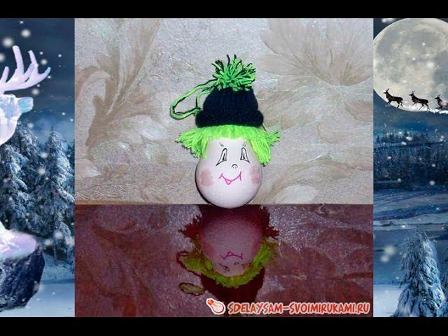 Игрушка на елку из лампочки смотреть онлайн