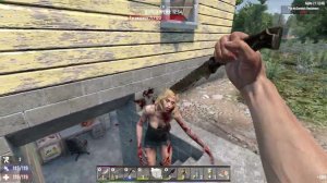 7 Days to Die Alpha 21.1 Прохождение ч13 дробаш из трубы
