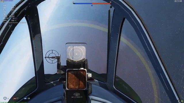 WarThunder SB 2015.02.15 Ki-43-III otsu: "Три Мустанга." смотреть онлайн