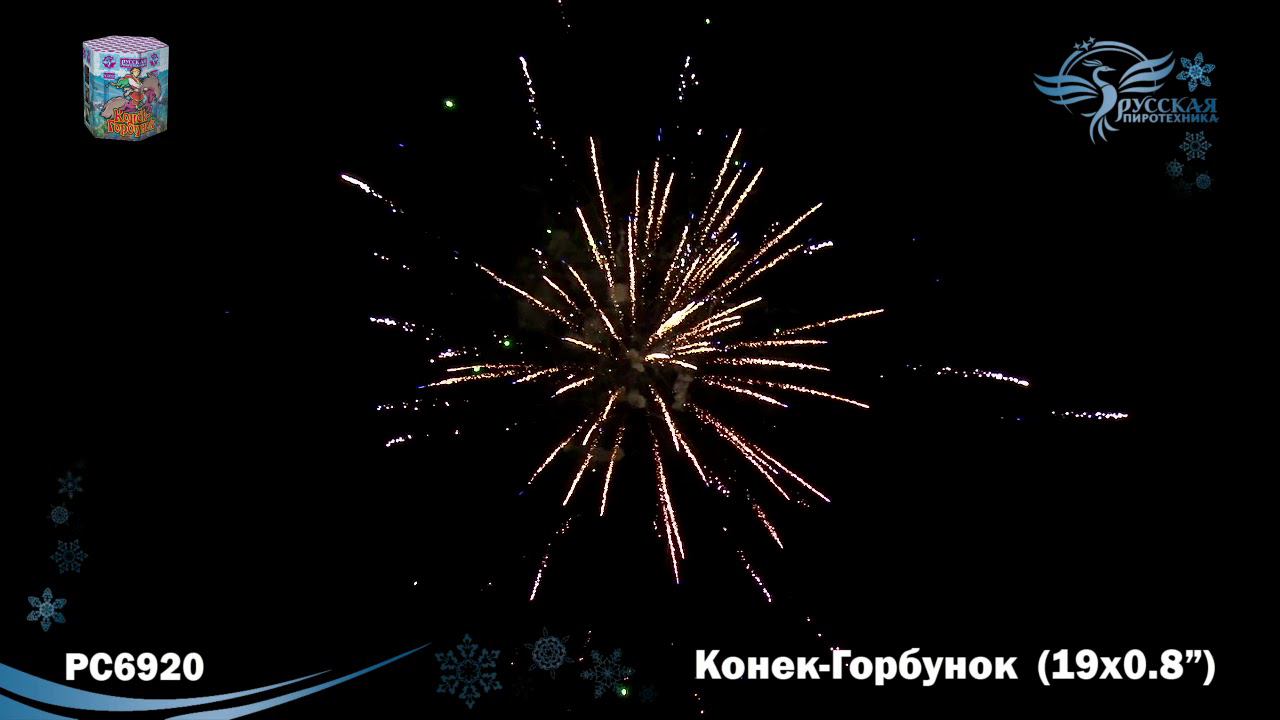 РС6920 Салют "Конек-Горбунок" (0,8"х19) 1/16/1 смотреть онлайн