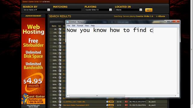 How to find cs 1.6 servers смотреть онлайн