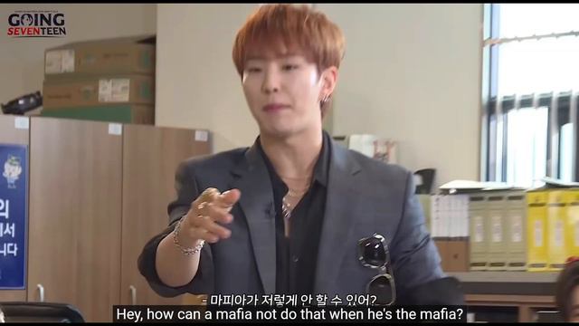 Going Seventeen Mafia Game #seventeen #mingyu #hoshi #mafiagame #kpop