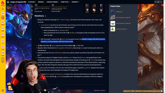 Arcane fan reacts to Zoe (Voicelines, Skins, & Story) | League of Legends смотреть онлайн
