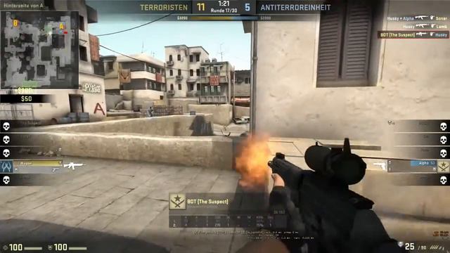 CS:GO | Патруль (Overwatch) Читер BX смотреть онлайн