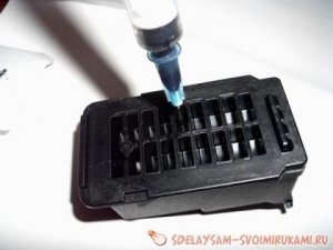 Как правильно заправить картридж струйного принтера  Canon