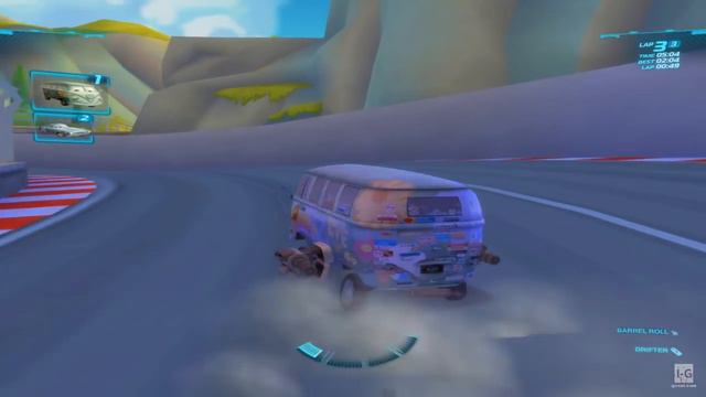 Fillmore & Lightning McQueen Disney Pixar CARS 2 Battle Race Gameplay HD смотреть онлайн