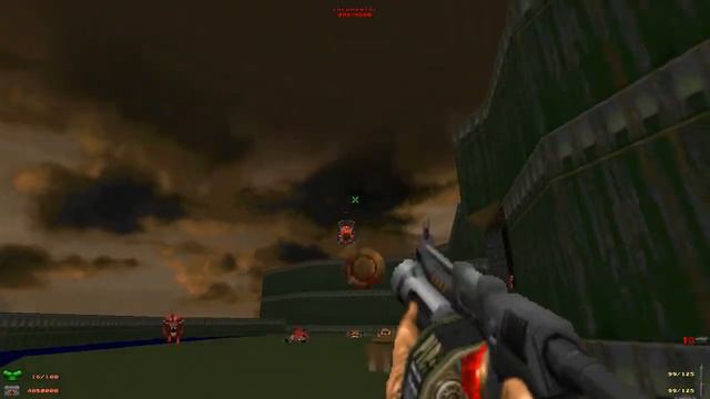 RUSSIAN OVERKILL Doom 2 Mod Maps of Chaos Map01 Gameplay смотреть онлайн