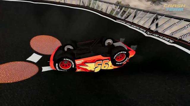 NOOB vs PRO vs MONSTER Lightning McQueen BATTLE in BeamNG.drive смотреть онлайн