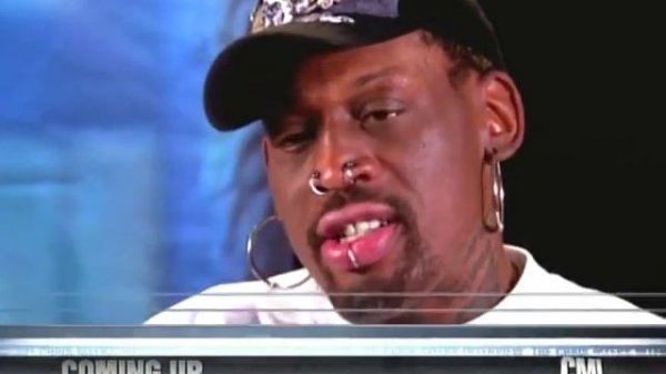 Chris Myers interviews Dennis Rodman