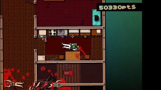 Drilling Through Hotline Miami - Seventh Chapter "Neighbors" смотреть онлайн