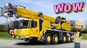 Мультик про машинки - Трактор, Экскаватор и Подъемный кран