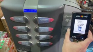 Подключение эквайрингового терминала KitPos Master к автомату Necta Colibri