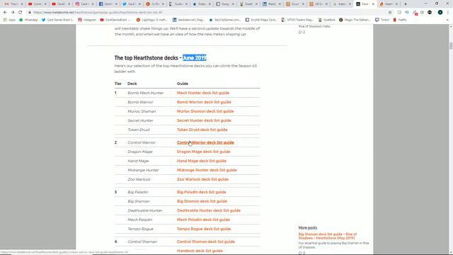 Drops HearthStone - Como criar um deck tier a partir de uma decklist da internet смотреть онлайн
