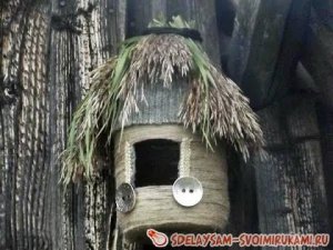 Как сделать скворечник из бутылки