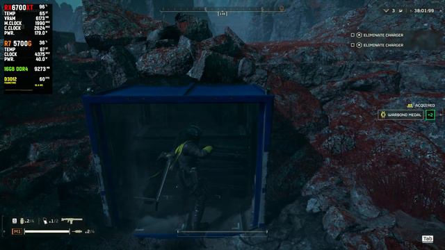 Helldivers 2 | RX6700XT 12GB + Ryzen 7 5700G + 16GB RAM