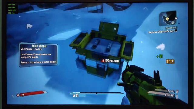 Borderlands 2 Remastered on intel i3 1005G1 + intel UHD Graphics G1 (16GB RAM) смотреть онлайн
