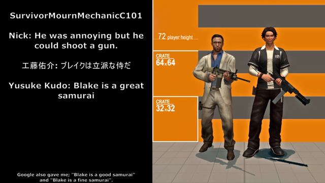 Yusuke Kudo's lines from Left 4 Dead: Survivors (Part 9) смотреть онлайн