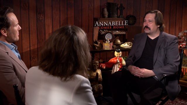 Vera Farmiga and Patrick Wilson Interview for Annabelle Comes Home смотреть онлайн