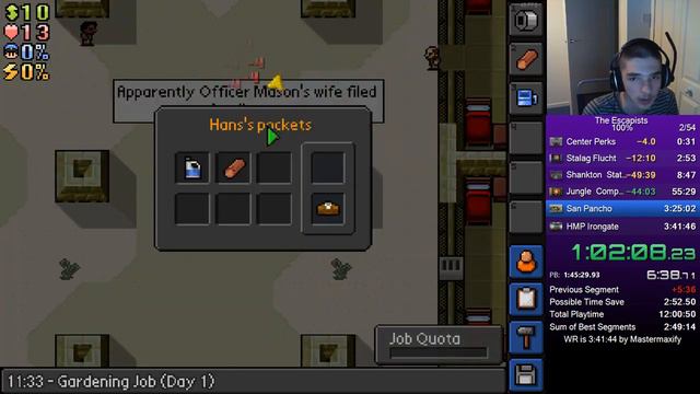 The Escapists - PC 100% Speedrun In 02:15:09 (Former World Record) смотреть онлайн