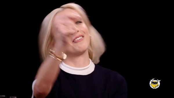 Emma Chamberlain Has a Spiritual Awakening While Eating Spicy Wings | Hot Ones