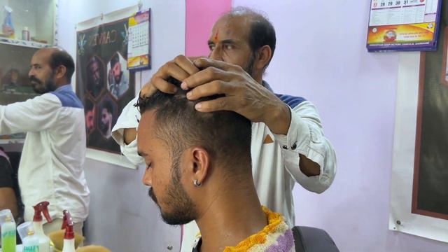 Painkiller Head Massage By New Barber 💈- Indian Barber