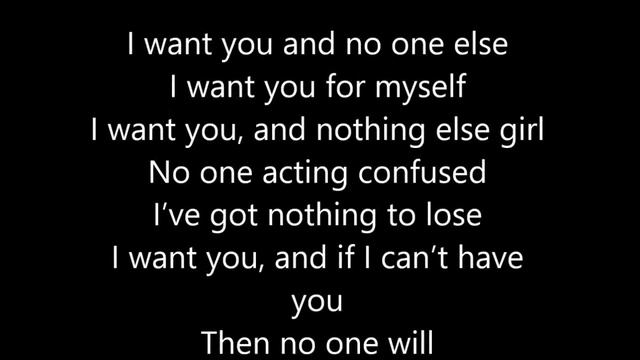 Nick Jonas - I Want You [Lyrics] смотреть онлайн