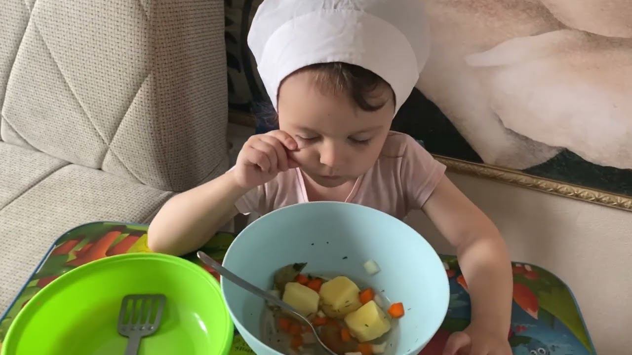 Куриный суп! Готовим вместе с Лерой! смотреть онлайн