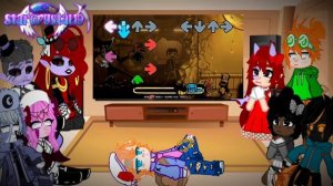 Fnf react to Indie cross: Bendy week, (3/?) GC, My Au. Enjoy