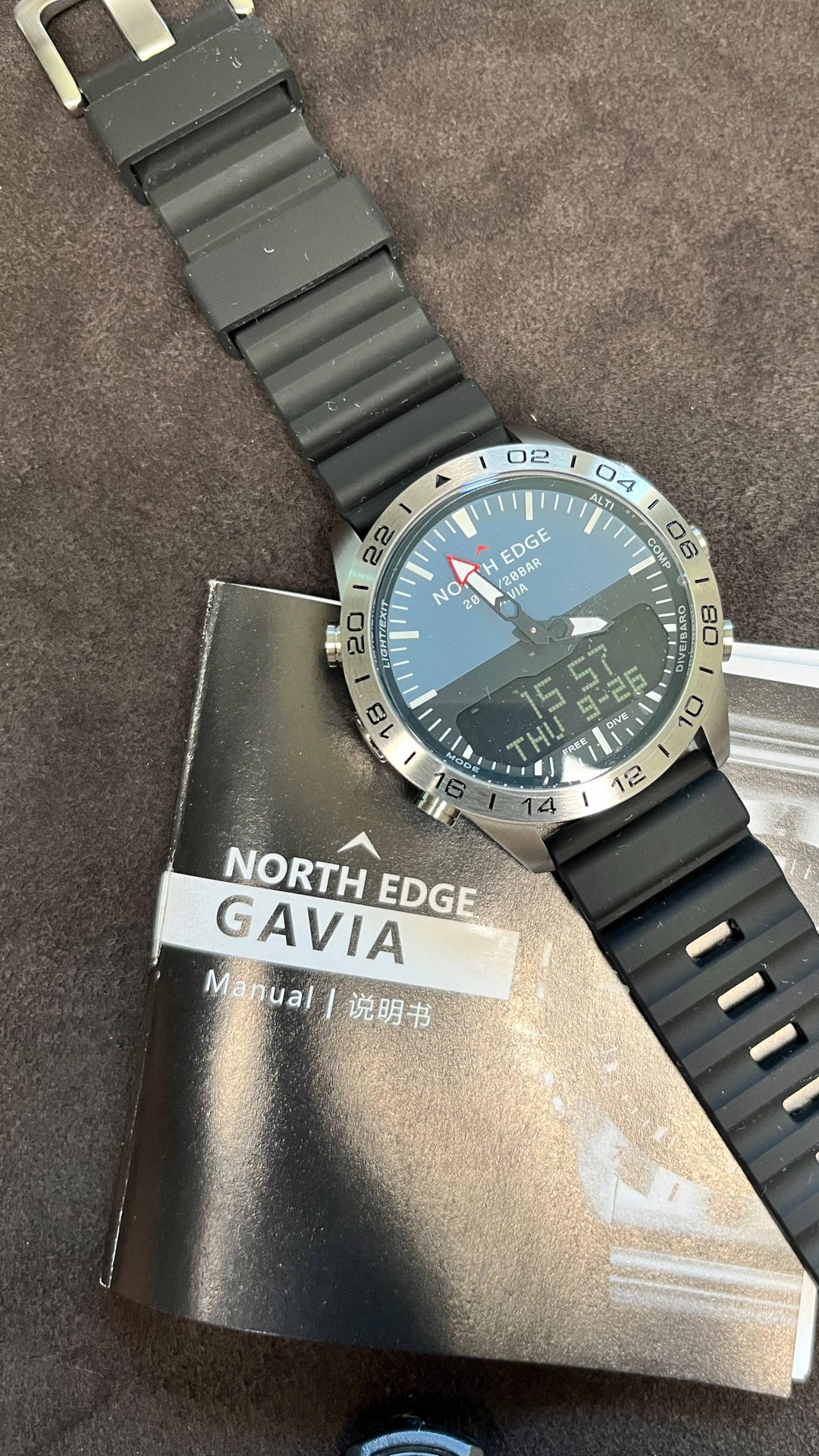 Дайверские часы North Edge GAVIA 2, компас смотреть онлайн