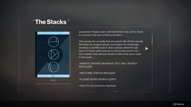 Reckoning Lore Item Location "The Stacks" - Dust #2 [Destiny 2 Joker's Wild] смотреть онлайн