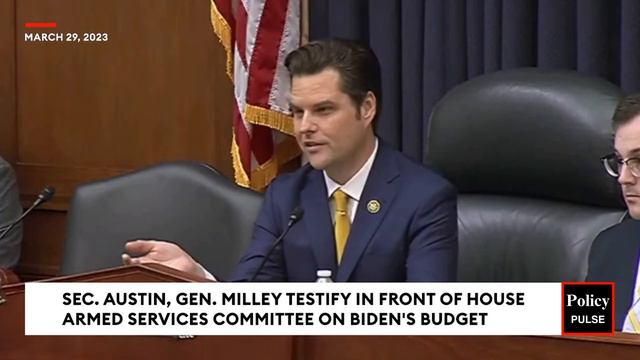 'That Body Is Pretty Cold': Gaetz Presses Lloyd Austin On Iraq War AUMF Repeal Position смотреть онлайн