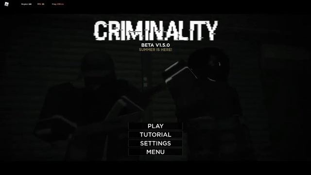Criminality 1.5 MAIN MENU THEME!!! (It's Here)