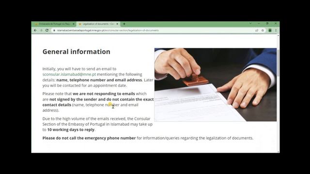 Portugal Embassy in Pakistan | Documents Attestation Process | Time | Appointment | Fee смотреть онлайн