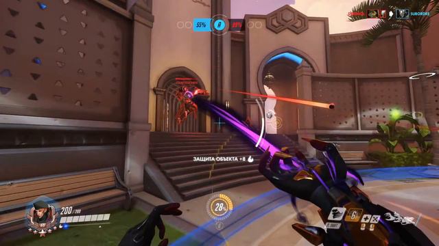 Девчуля играет в Overwatch 1 смотреть онлайн