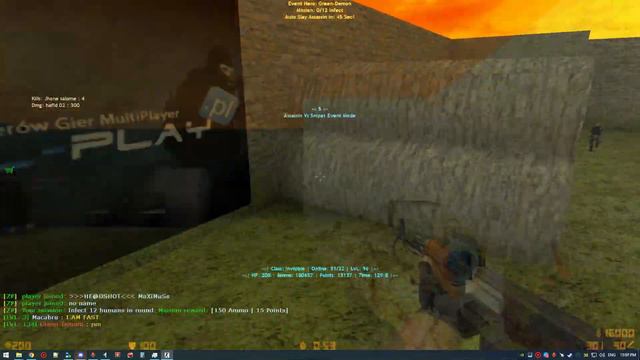 Counter Strike 1.6 | Zombie Server | Buxna®-[ZM]PalanKus® [Event Map] смотреть онлайн