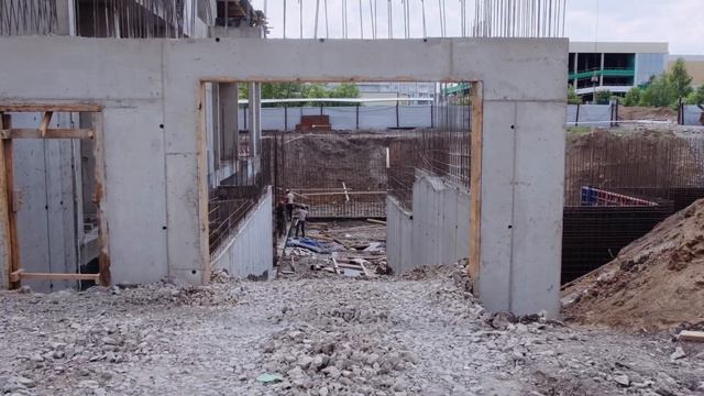 Ход строительства ЖК "Чемпион парк" - июнь, 2023 г. смотреть онлайн