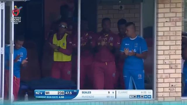ICC U19 CWC: An outstanding show of sportsmanship in the game between West Indies and New Zealand смотреть онлайн