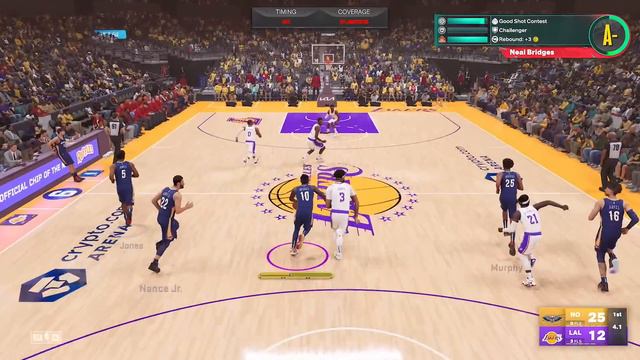QUADRUPLE-DOUBLE vs LEBRON! NBA 2K23 My Career (2-Way Inside Out Scorer) смотреть онлайн