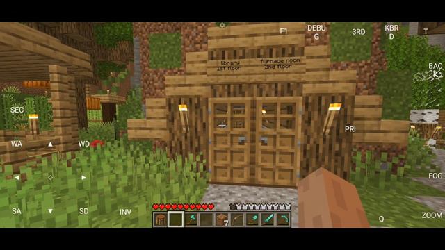 Minecraft beta 1.7.3 server - OSM. Episode 3. My base after month of playing on this server. смотреть онлайн