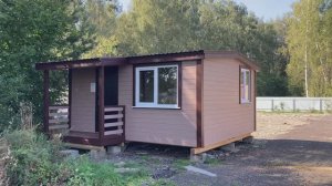 Мини дом 25м2. модульный дом 5х4.60