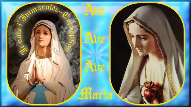 AM354. Ave Maria de Lourdes & Fatima _ Mystères du Rosaire : 14.Assomption 15.Couronnement de Marie смотреть онлайн