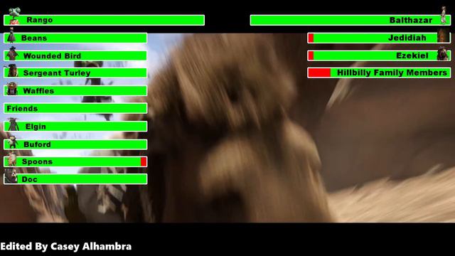 Rango (2011) Ride Of The Valkyries Scene With Healthbars