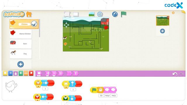 FIND THE WAY | Game Creation | Part 03 | SCRATCH JR | CodeX   #freelearning #codingforkids