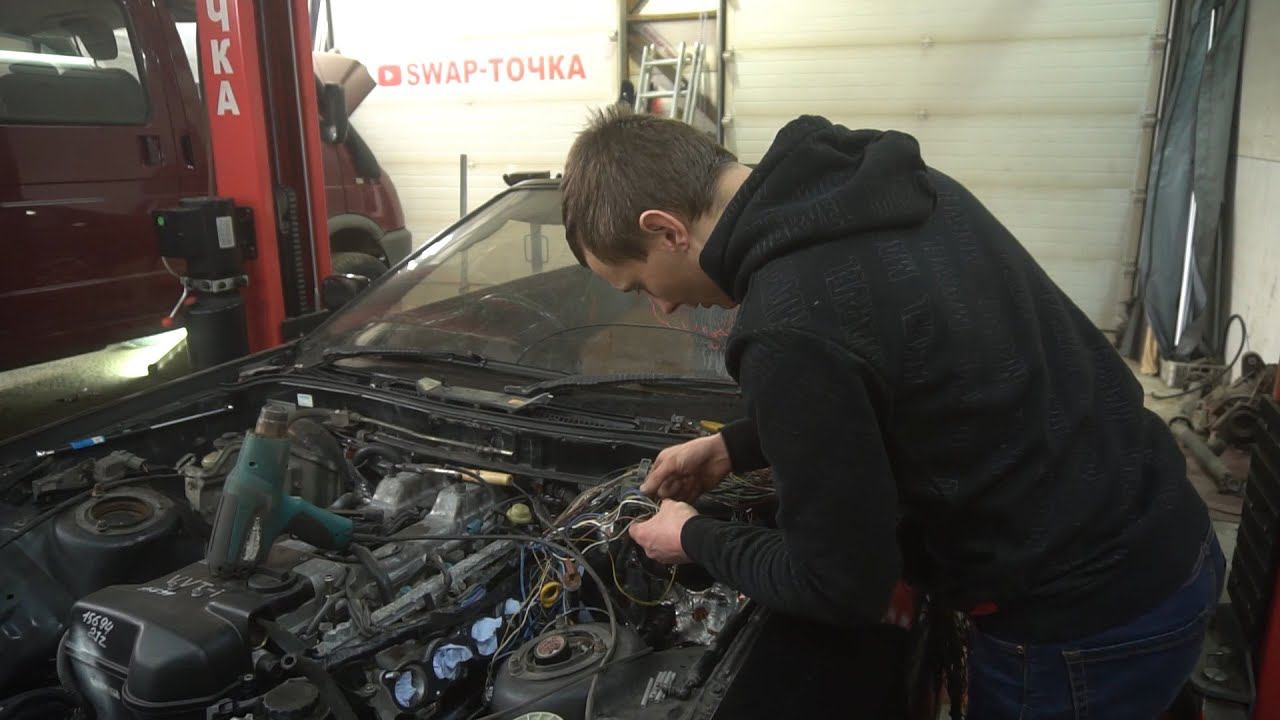 Toyota Supra 2jz проблемы в свапе, как подкючить проводку !?